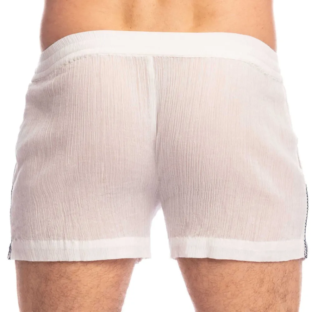 L'Homme invisible Shorts / Caleçons-Short Lounge Patmos Blanc Cassé