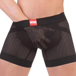 Barcode Shorts-Short Mesh Rupo Noir