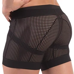 Barcode Shorts-Short Mesh Rupo Noir