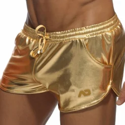 Addicted Shorts-Short Metallic Or