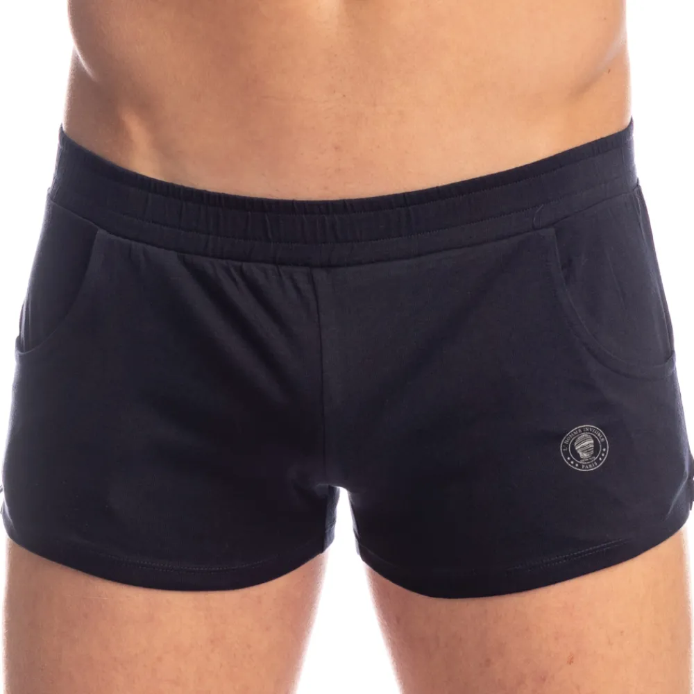 L'Homme invisible Shorts / Caleçons-Short Micro Lounge Party Bleu Marine