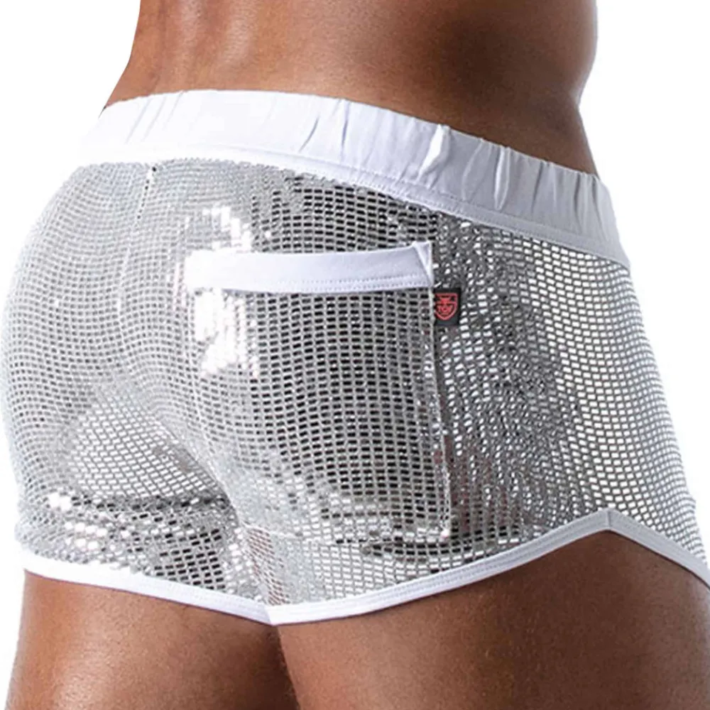 TOF Paris Tenues Sexy|Shorts-Short Mini Star Argent