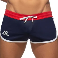 Addicted Shorts-Short Mix Microfibre Bleu Marine