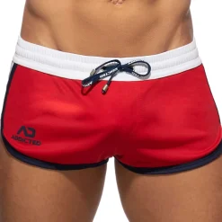 Addicted Shorts-Short Mix Microfibre Rouge
