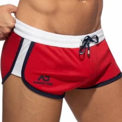 Addicted Shorts-Short Mix Microfibre Rouge
