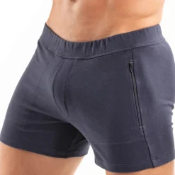 TOF Paris Shorts-Short Paris Zippé Bleu Marine