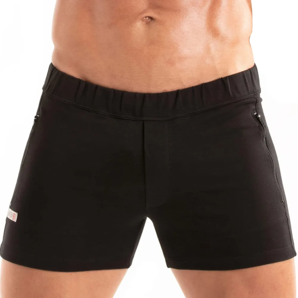 TOF Paris Shorts-Short Paris Zippé Noir