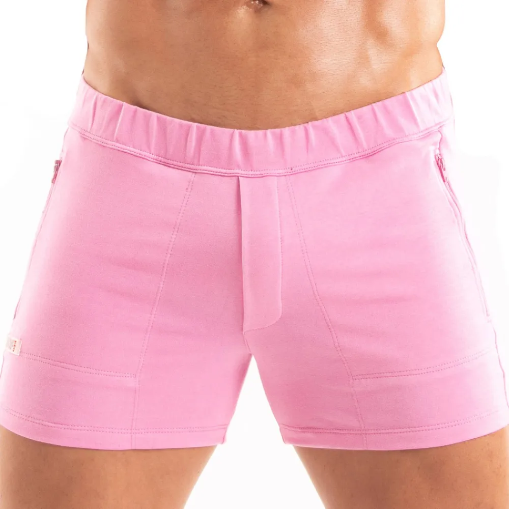 TOF Paris Shorts-Short Paris Zippé Rose