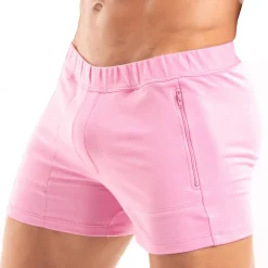 TOF Paris Shorts-Short Paris Zippé Rose