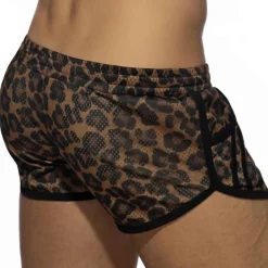 Addicted Shorts-Short Rocky Mesh Leopard