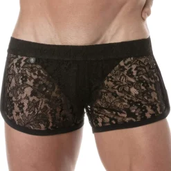 TOF Paris Shorts / Caleçons-Short Rétro en Dentelle Noir