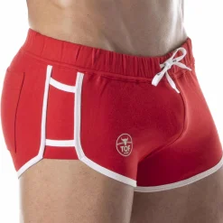 TOF Paris Shorts-Short Rétro Rouge