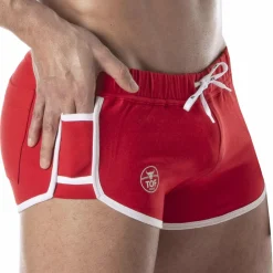 TOF Paris Shorts-Short Rétro Rouge