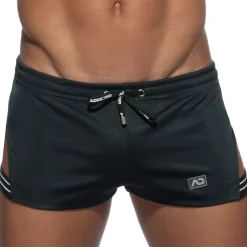 Addicted Shorts-Short Side Stripe Noir