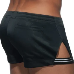 Addicted Shorts-Short Side Stripe Noir
