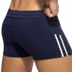 Addicted Shorts-Short Sport Double Zip Bleu Marine