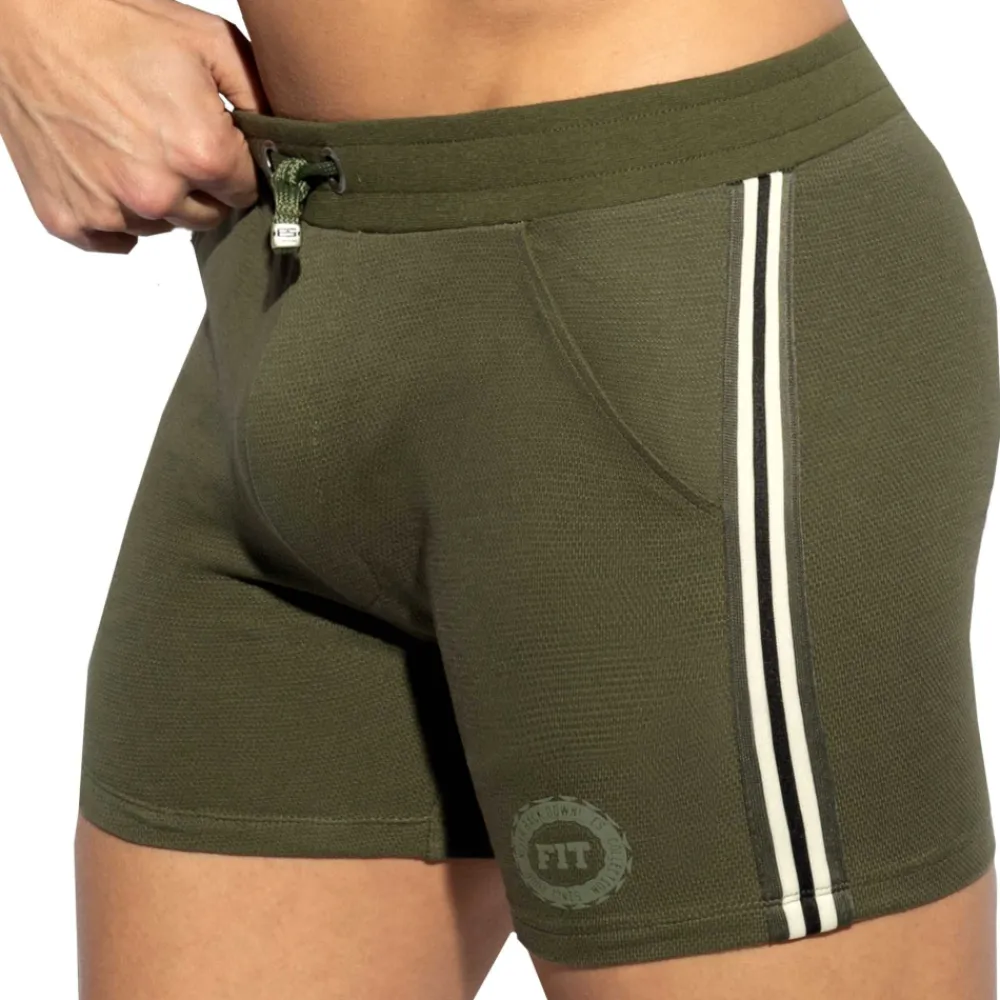 ES Collection Shorts-Short Sport FIT Tape Kaki