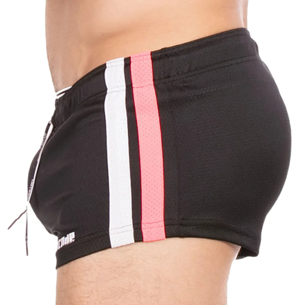 Barcode Shorts-Short Timur Noir