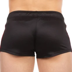 Barcode Shorts-Short Timur Noir