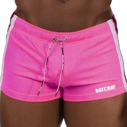 Barcode Shorts-Short Timur Rose