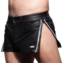 Andrew Christian Tenues Sexy|Shorts-Short Zip FUKR Noir