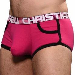 Andrew Christian Poche Ergonomique|Shortys-Shorty Almost Naked Rétro Pocket Fuchsia