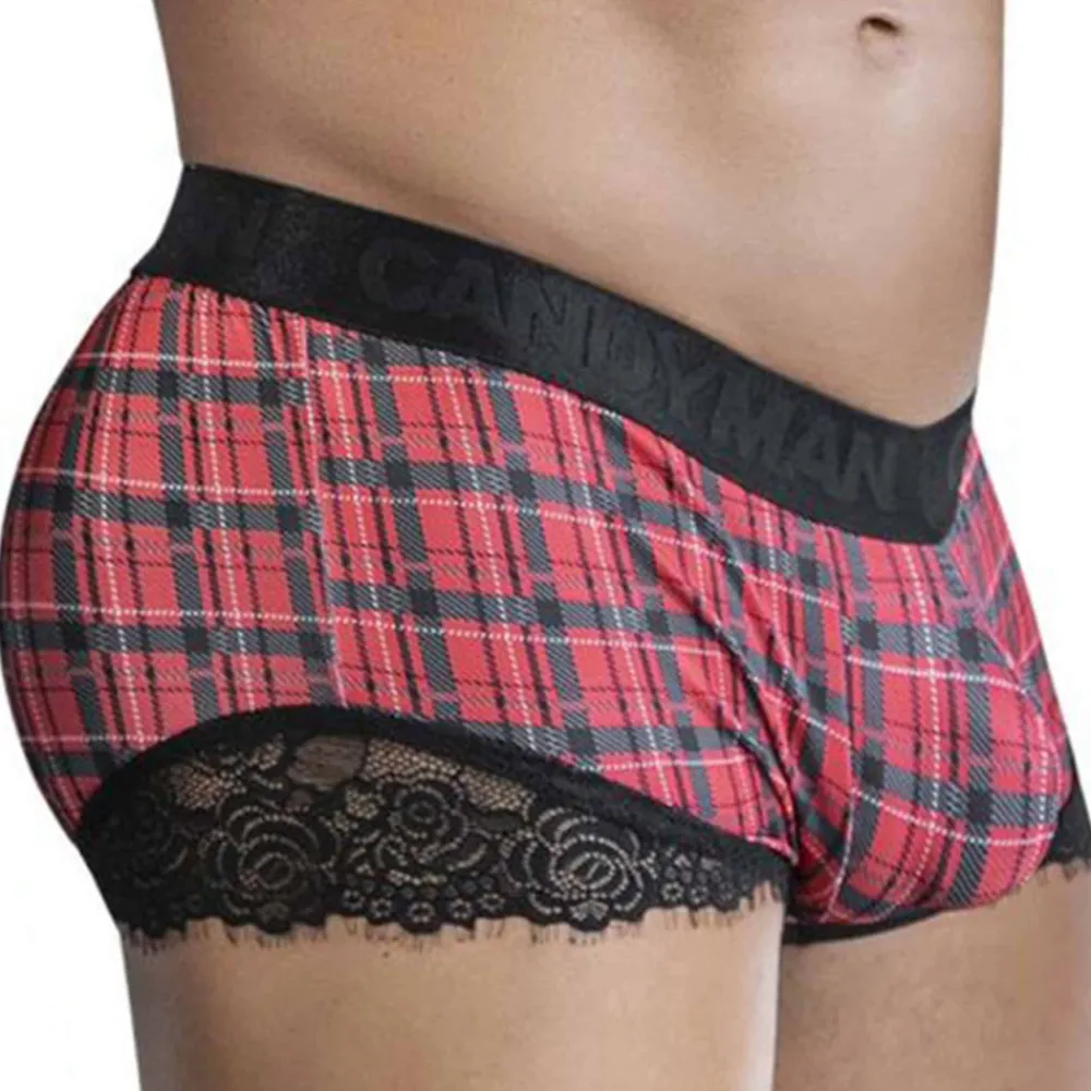 CandyMan Boxers Sexy-Shorty Back To School Rouge