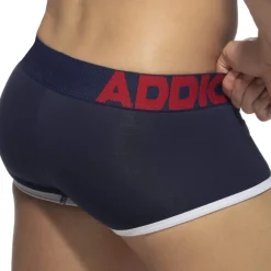 Addicted Shortys|Boxers-Shorty Basic Colors AD Coton Bleu Marine