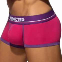 Addicted Shortys|Boxers-Shorty Basic Colors Coton Rose Fuchsia