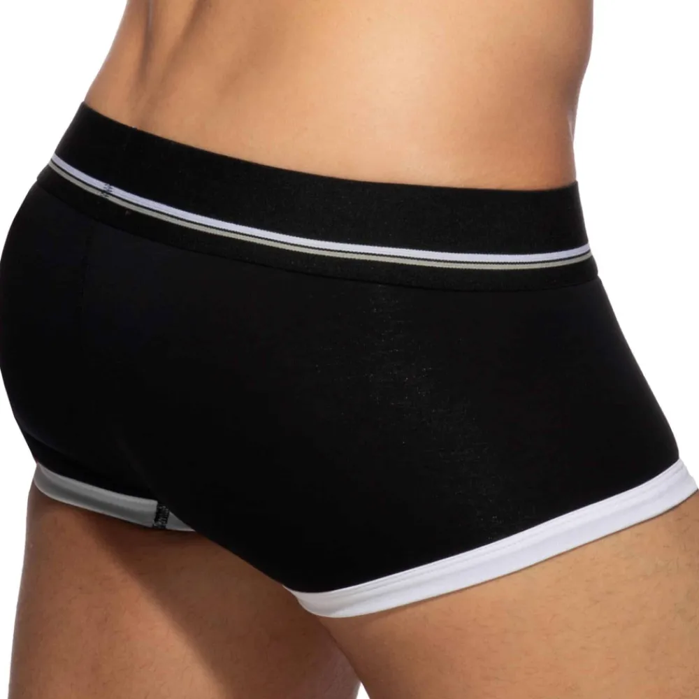 Addicted Shortys|Boxers-Shorty Basic Colors Coton Noir - Blanc