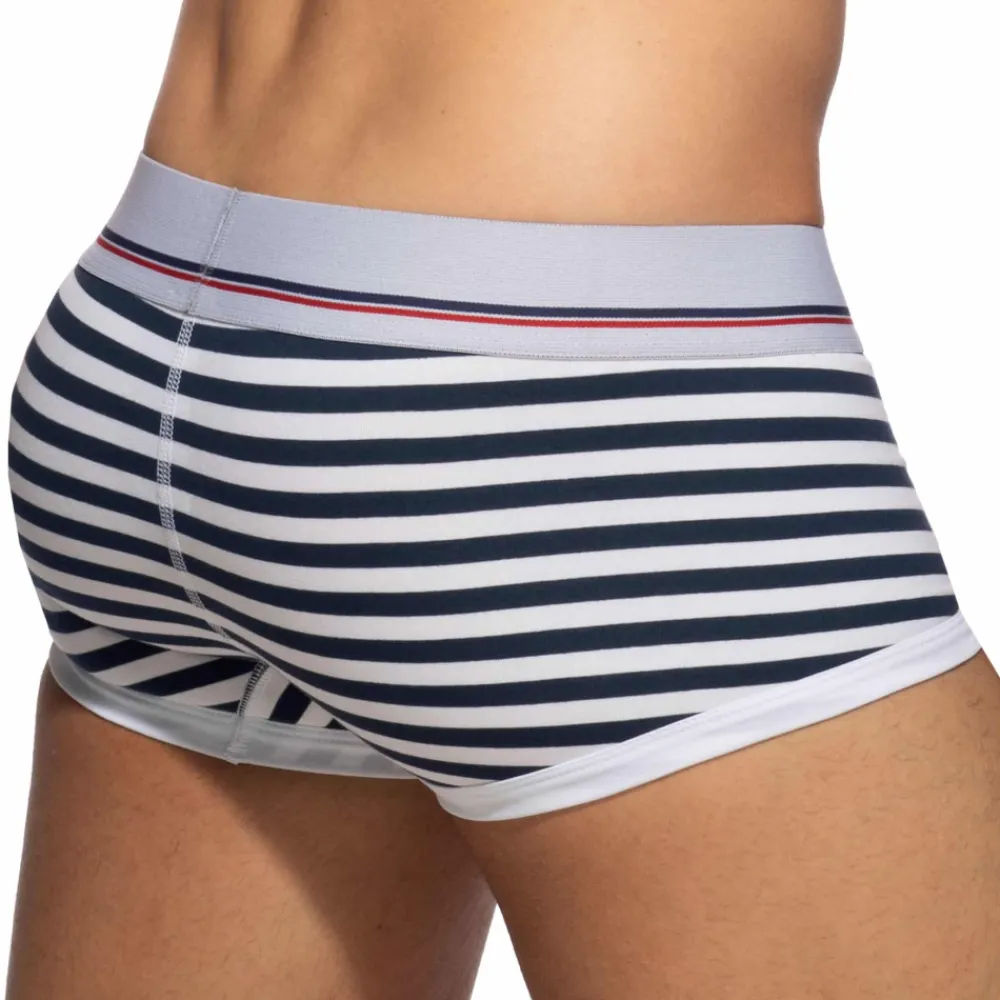 Addicted Shortys|Boxers-Shorty Basic Colors Coton Marin - Blanc