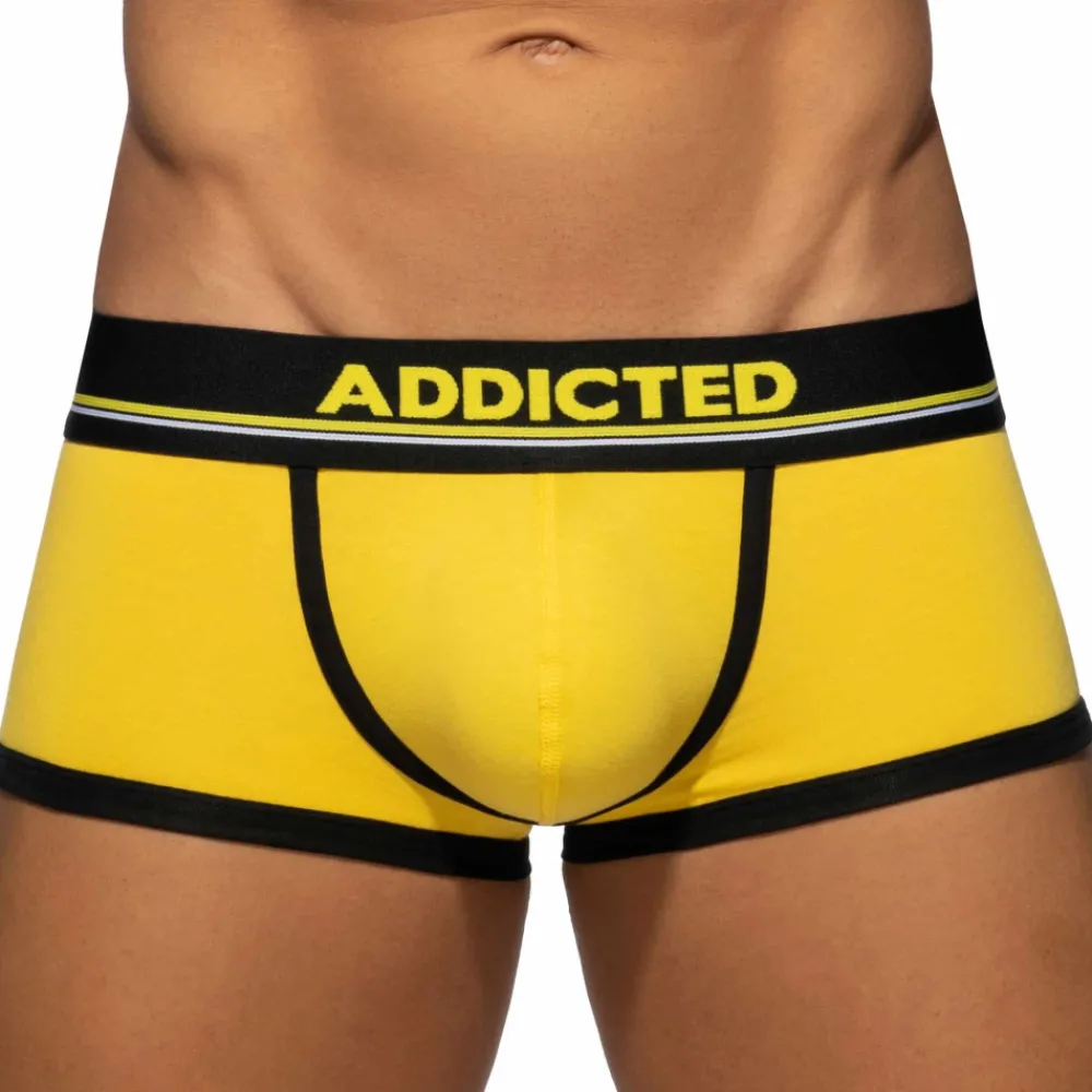 Addicted Shortys|Boxers-Shorty Basic Colors Coton Jaune