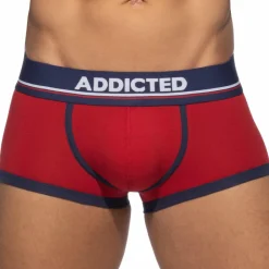Addicted Shortys|Boxers-Shorty Basic Colors Coton Rouge - Marine