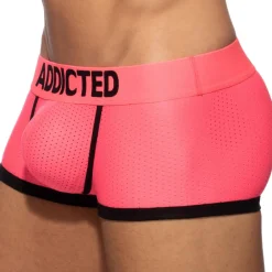 Addicted Shortys|Boxers-Shorty Basic Colors Mesh Rose Fluo