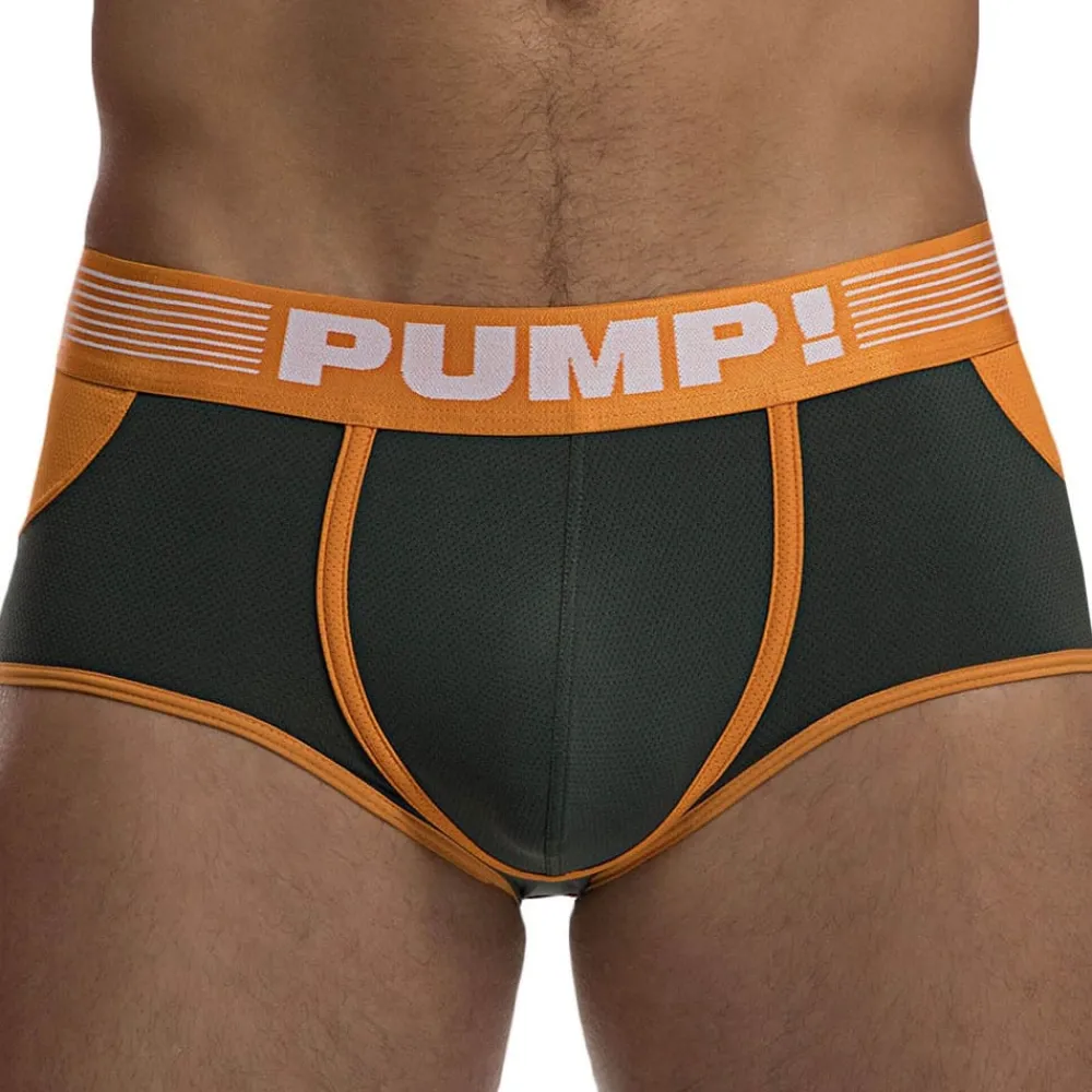 Pump! Boxers Sexy-Shorty Bottomless Access Squad Kaki - Orange