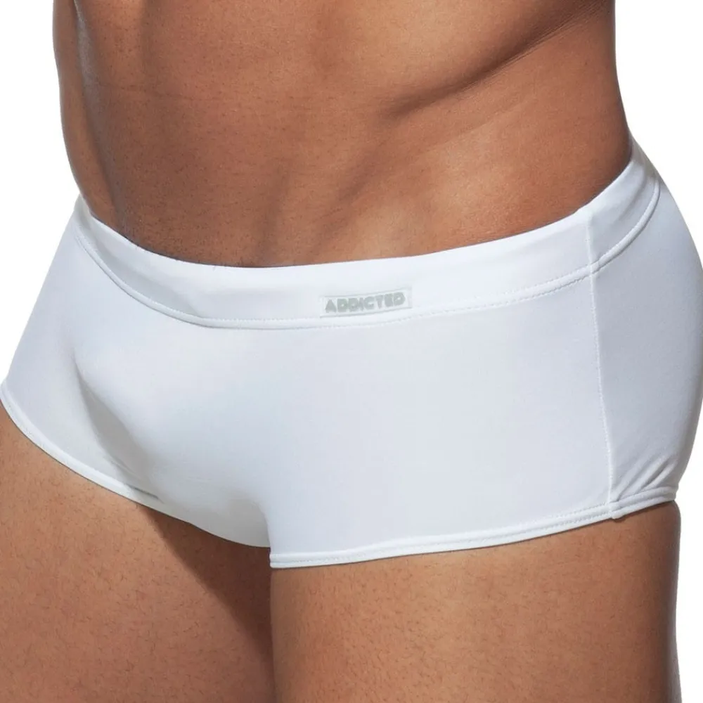 Addicted Shortys De Bain|Boxers De Bain-Shorty de Bain Basic Colors Blanc