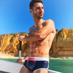 SKU Shortys De Bain|Boxers De Bain-Shorty de Bain Bleu Marine