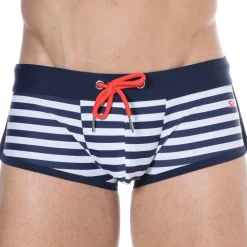 SKU Shortys De Bain|Boxers De Bain-Shorty de Bain Marinière