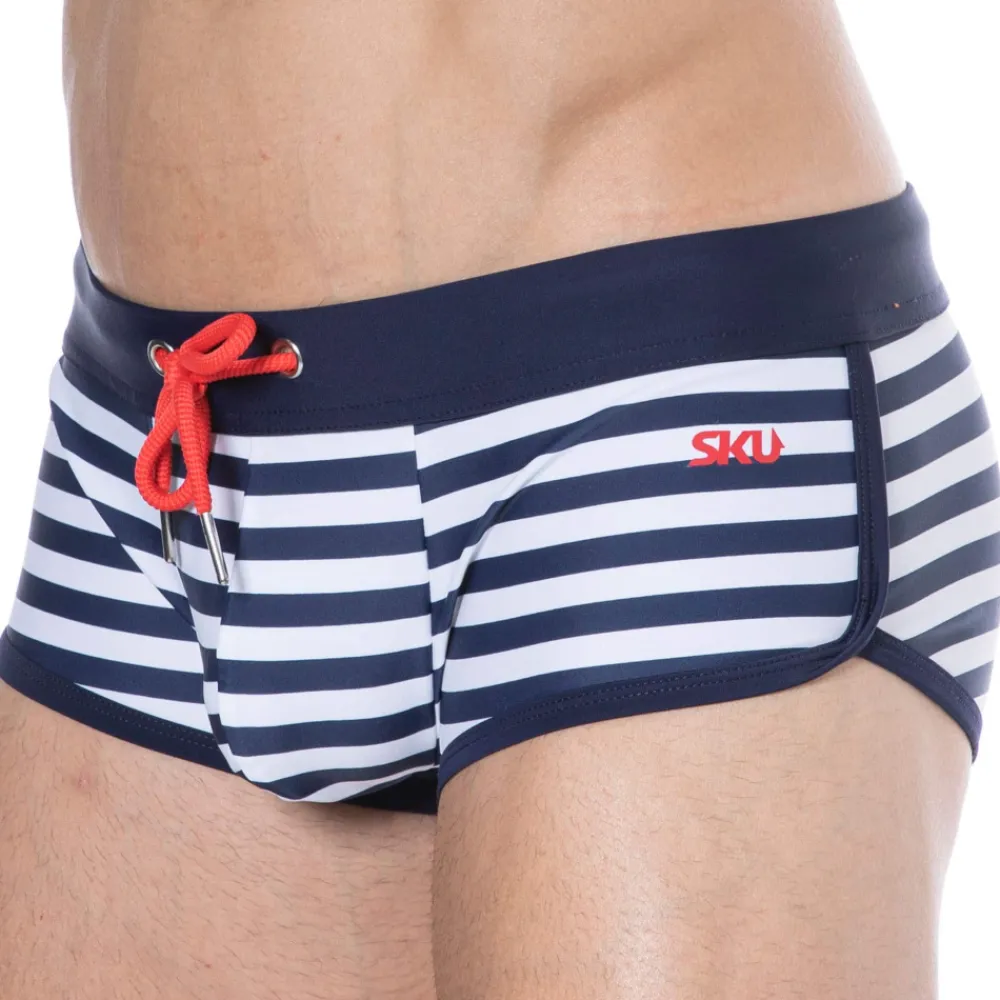 SKU Shortys De Bain|Boxers De Bain-Shorty de Bain Marinière
