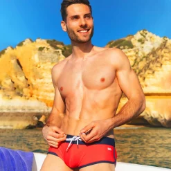 SKU Shortys De Bain|Boxers De Bain-Shorty de Bain Rouge