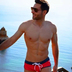 SKU Shortys De Bain|Boxers De Bain-Shorty de Bain Rouge