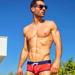 SKU Shortys De Bain|Boxers De Bain-Shorty de Bain Rouge