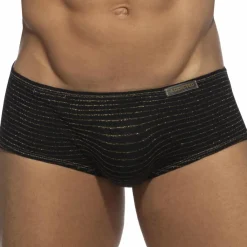 Addicted Shortys De Bain|Boxers De Bain-Shorty de Bain Réversible Régal Noir