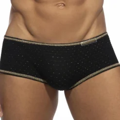 Addicted Shortys De Bain|Boxers De Bain-Shorty de Bain Réversible Régal Noir