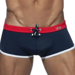 Addicted Maillots De Bain Push Up|Shortys De Bain-Shorty de Bain Uni Marine