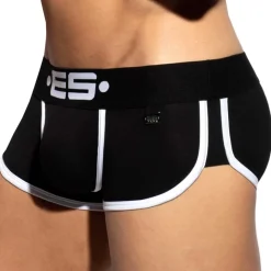 ES Collection Shortys|Boxers-Shorty Double Side Coton Noir - Blanc