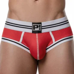 Pump! Boxers Sexy|Sous-Vêtements Sport-Shorty Empty Bottom Round2 Rouge