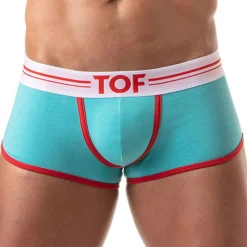TOF Paris Shortys|Boxers-Shorty French Coton Bleu Turquoise