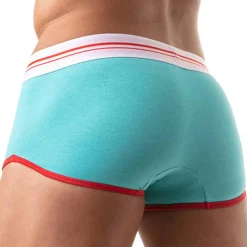 TOF Paris Shortys|Boxers-Shorty French Coton Bleu Turquoise