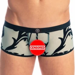 L'Homme invisible Boxers Sexy|Poche Ergonomique-Shorty Hipster Push Up Velours Mystique Turquoise